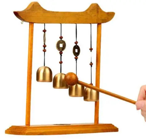Фэншуй сплав колокольчик маятник, Shuanglong Baishou Gong маятник, бытовой