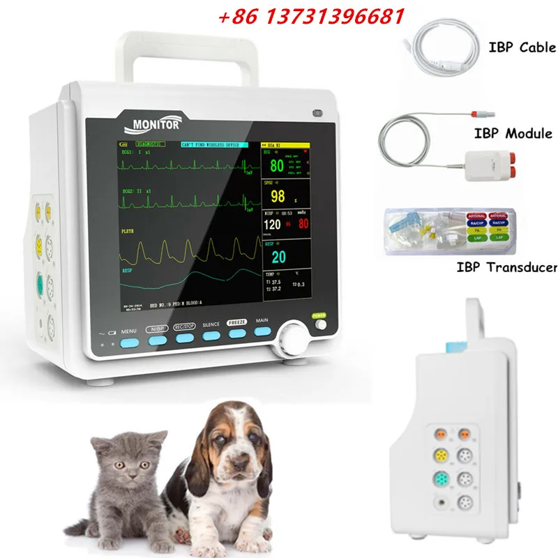 

CONTEC Vital Signs Patient Monitor 6 Multi-Parameters Monitor With IBP CMS6000 VET Veterinary