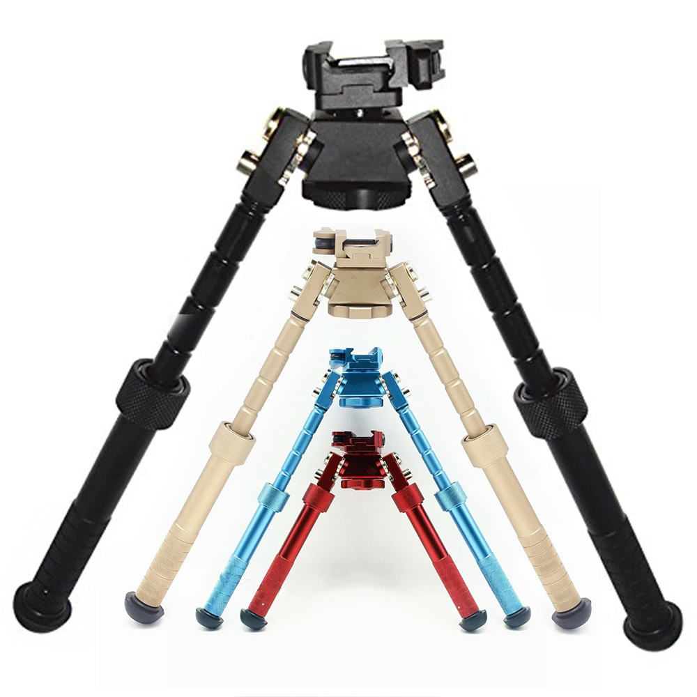 

Xhunter V8 Rifle Tactical Bipod Quick Detach Mount 6.5 - 9" Adjustable W/ 20mm Picatinny Rail Hunting Shooting Gun Accessories