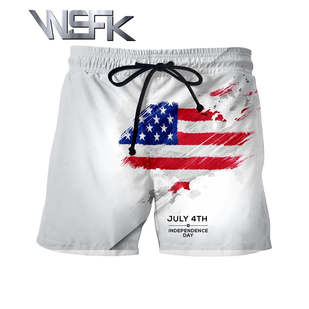 WSFK новые продукты июля США мужские шорты летние удобные шорты мужские A1025