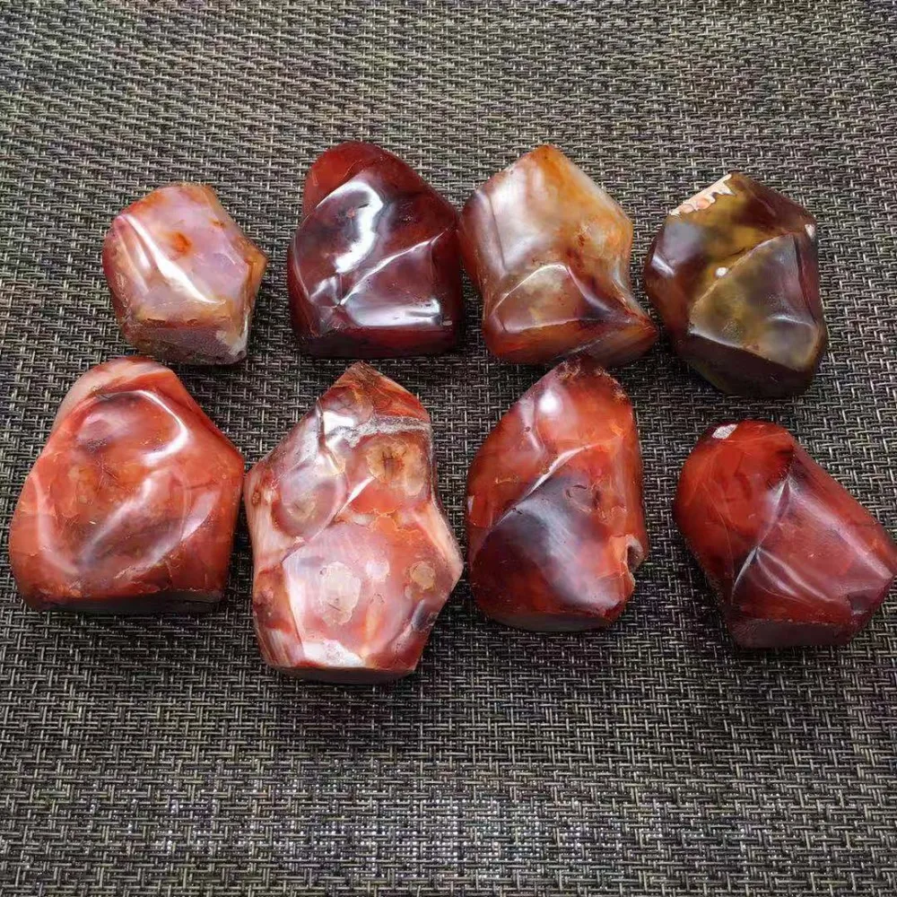 Натуральный кристалл камень оникс Красный Агат фонарь для исцеления кристаллов подарок 1 шт