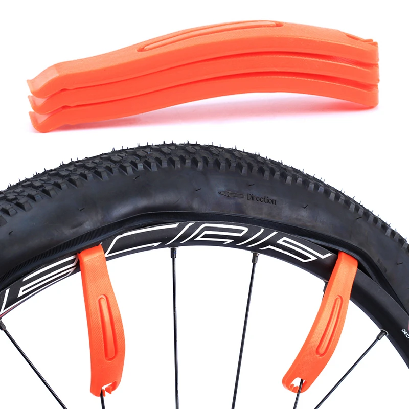 3pcs Plastic Bicycle Tyre Crowbar Bike Tyre Levers Pry Bar Repair Tools #S1