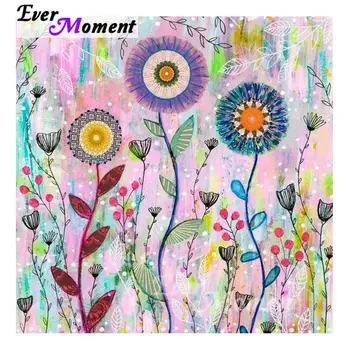 

Ever Moment Diamond Painting Flower Small Floral Leisure At Home Hobbies And Handicrafts Square Stones Home Wall Decor 4Y1130