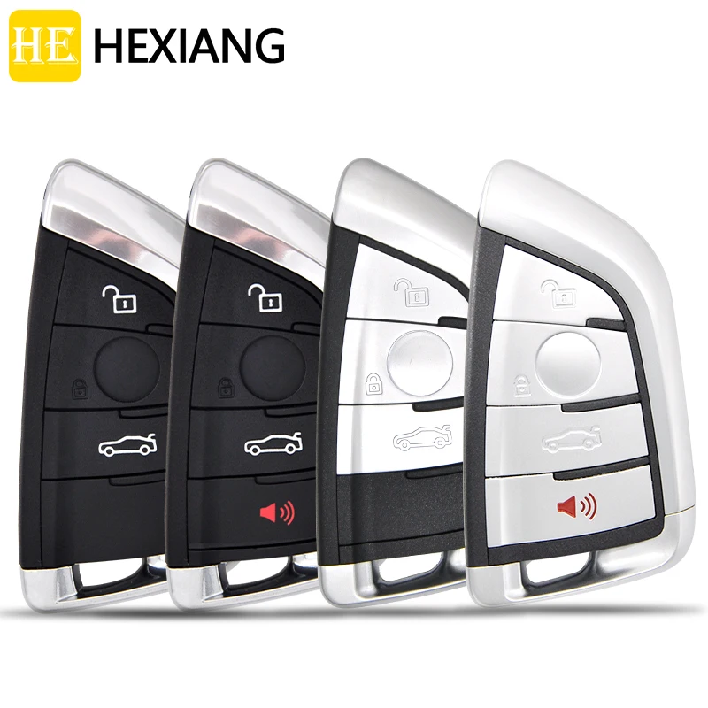 HE Xiang Car Remote Key Shell Case For BMW  X1 X3 X5 X6 Series 1 2 5 7 F15F16 E53 E70 E39 F10 F30 F48 F39 G30 CAS4 FEM BDC Cover spark plug wires