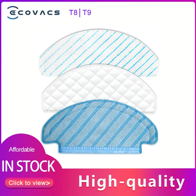 Cable REYEE Replacement Microfiber Pads Cleaning Cloth For Ecovacs Winbot Vacuum Cleaner Accessories 