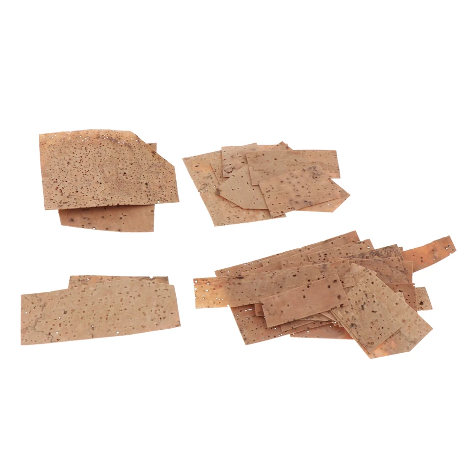 新品未使用 サックス用 天然コルクシート10枚×8点 計80枚 管楽器 sax