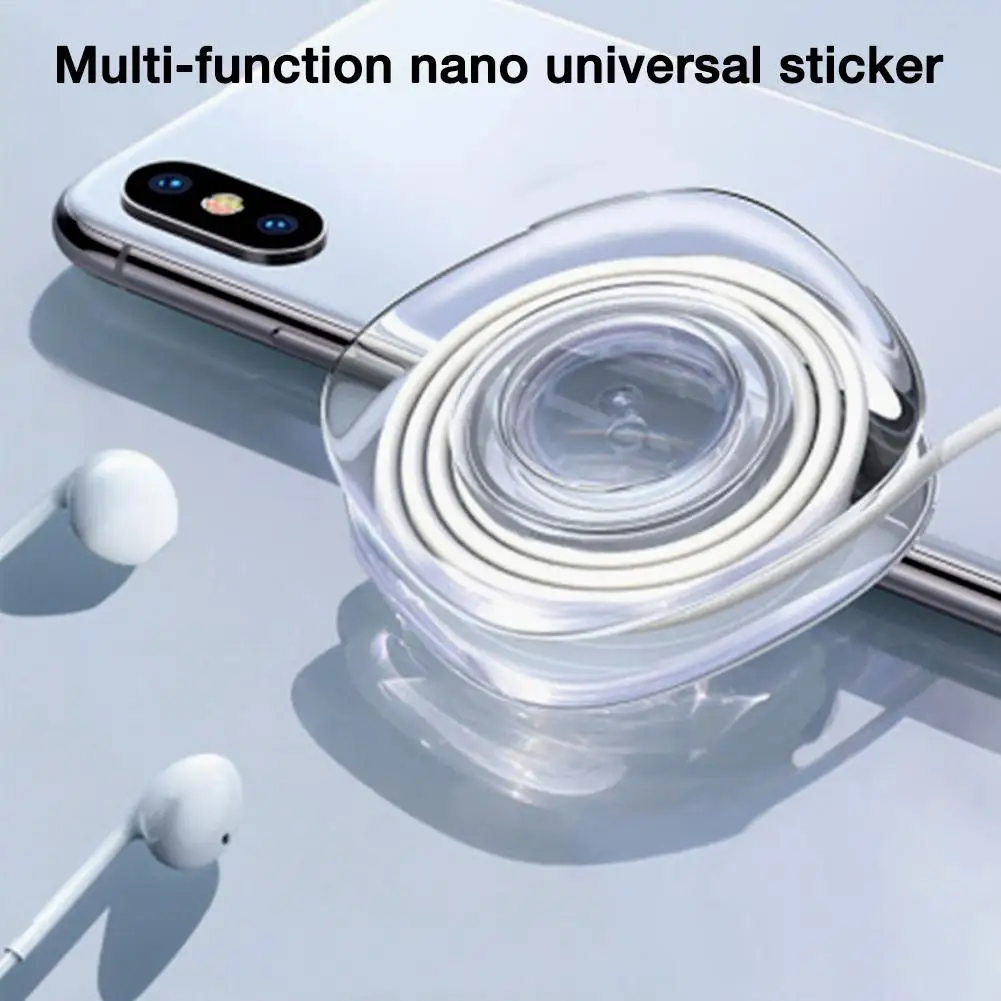 

Multi-Function Mobile Phone Holder Nano Rubber Pad Universal Sticker Hand-carrying Storage Magic Paste No Trace Magic Stickers