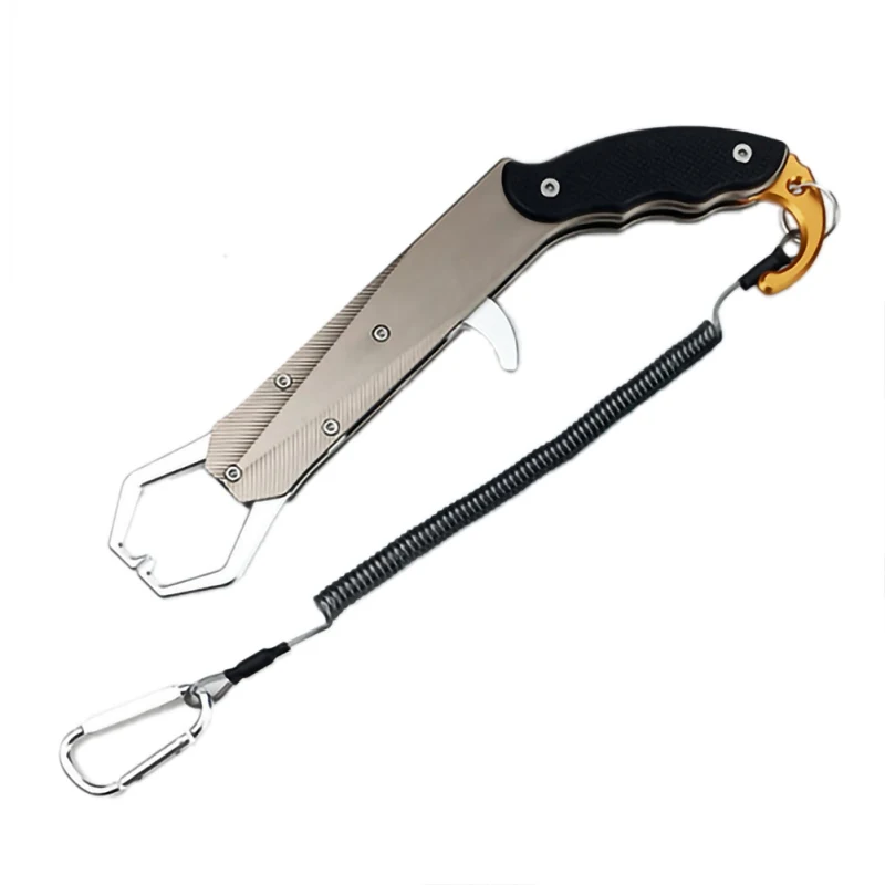 

Fish Lip Gripper Pistol Handle Portable Multifunction Fish Body Holder Controller Fishing Grabber Fishing Tackle Tools