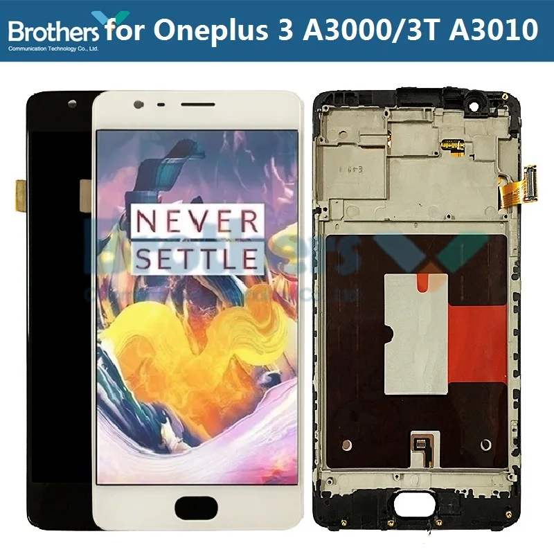 ЖК дисплей AMOLED для Oneplus 3 3T экран Oneplus3T A3010/A3000 сенсорный в сборе дигитайзер