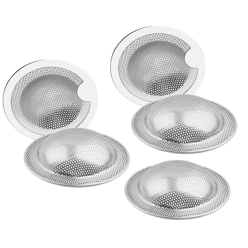 

Stainless Steel Sink Strainer Drain Protectors Waste Stopper Plug Filter Set of 5