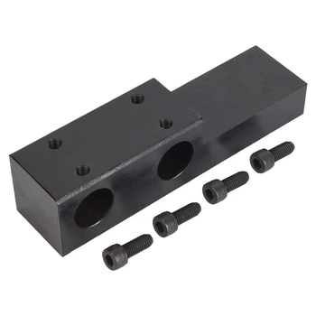 

SBHA25-25 CNC Lathe Tool Holder, Lathe Tool Holder Set with 4x Screws,Multifunction Double Station Tool Holder,for Installing a