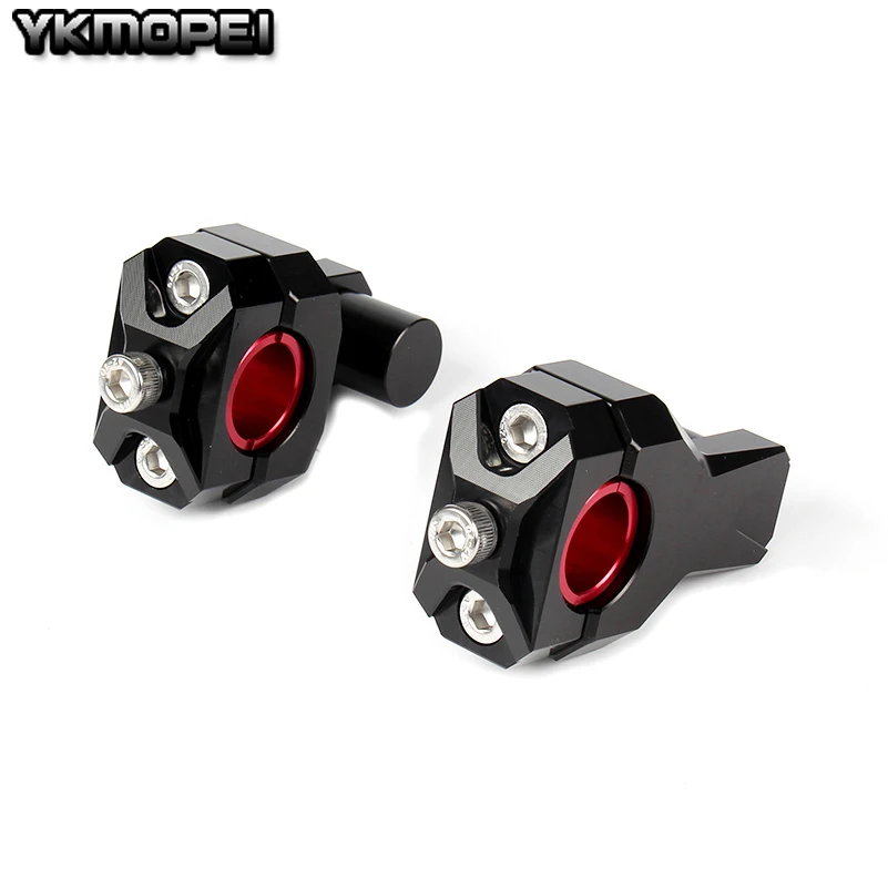 CNC алюминиевый руль для мотоцикла Pit Dirt Bike Fat Bar адаптер крепление на руль Riser Clamp 7/" до 1 1/8 22 мм до 28 мм