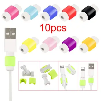 

1Pc Mini Cute Earphone Protector Cable Winder Cord Protection Wire Cover For Smart Phones USB Cable Cord Protection Cable Winder