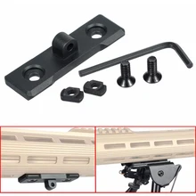 Tactical M-LOK Bipod Mount Handguard Adapter Low Profile AR15 Rifle Accessory Harris Bipods Picatinny Rail