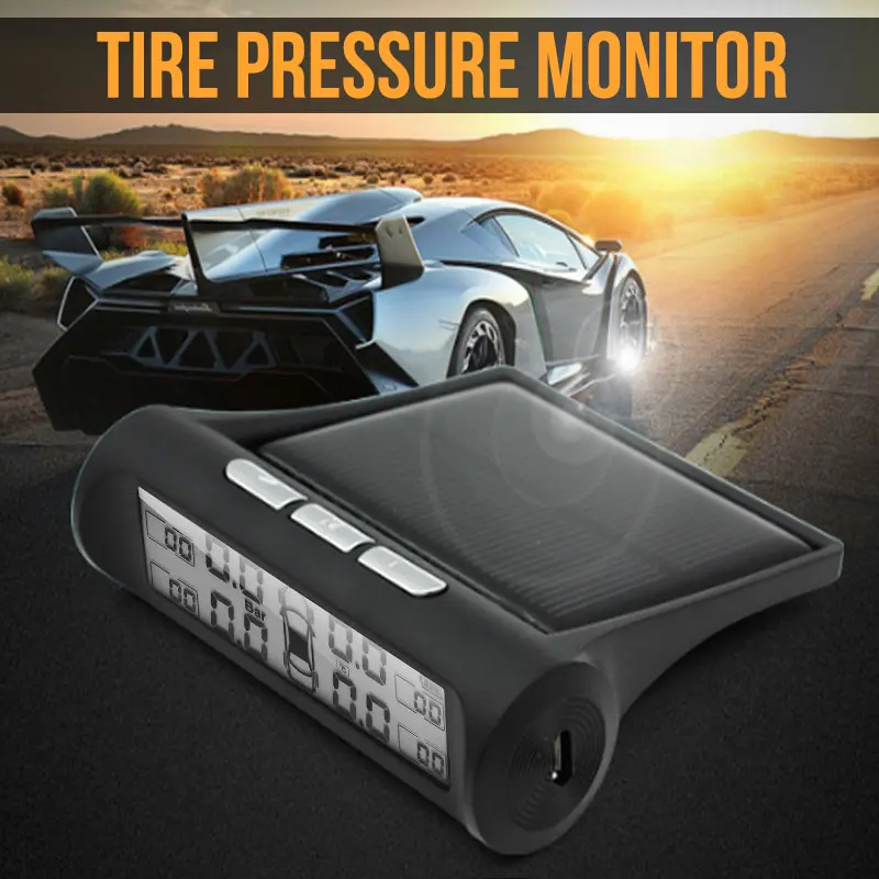 Vehemo беспроводной умный TPMS автомобильный датчик давления в шинах Система мониторинга в реальном времени цифровой дисплей автомобиля прессур шин Датчик Senrsor