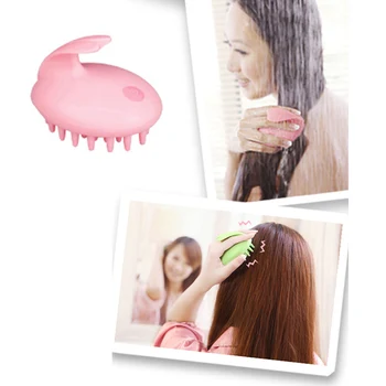 

1 Pcs Electric Shampoo Comb Hair Scalp Cleaning Massage Brush Soft Hair Brush NShopping