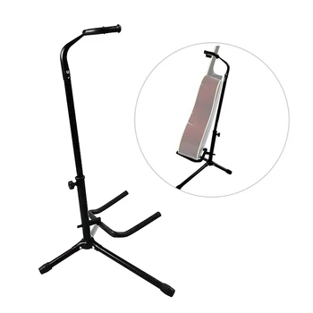 

Folding Guitar Floor Stand String Instrument Tripod Holder Metal Material for Acoustic Electric Guitar Bass
