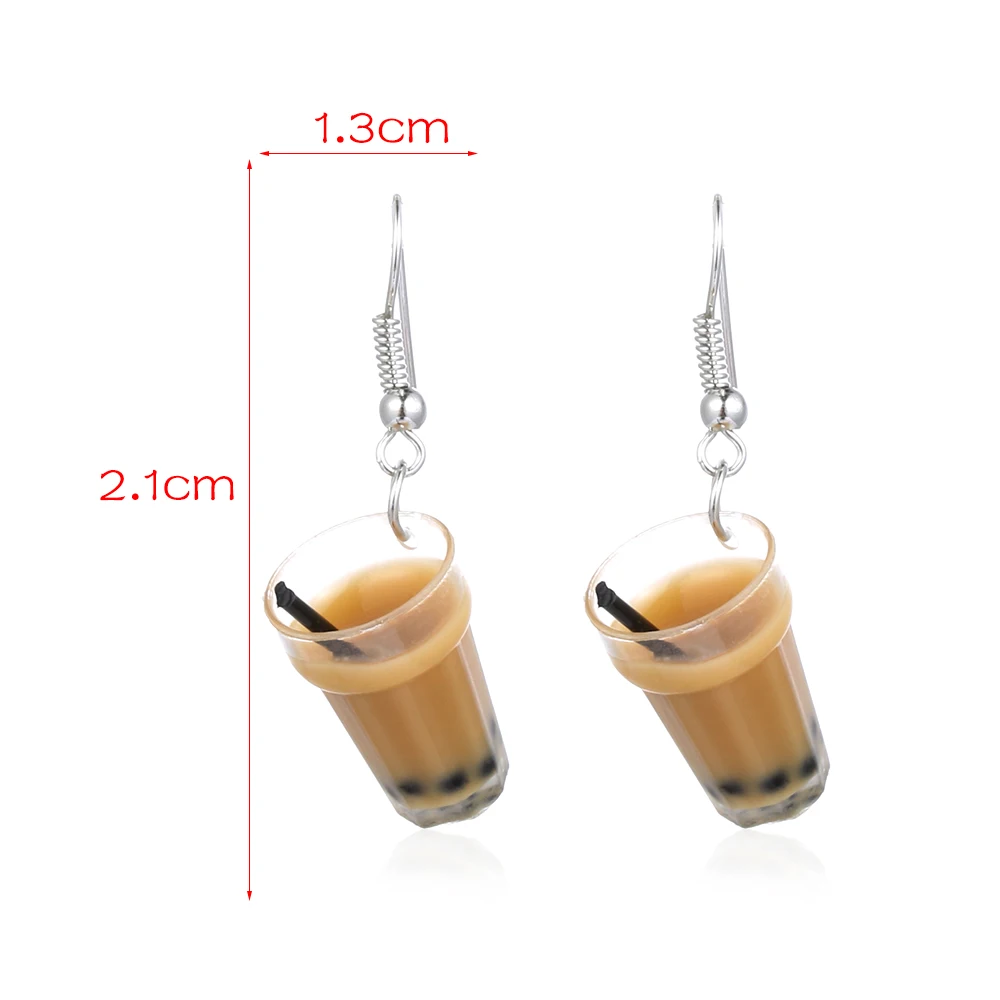 1 пара новинка мини бутылка для вина в стиле панк серьги виде золотой рыбки