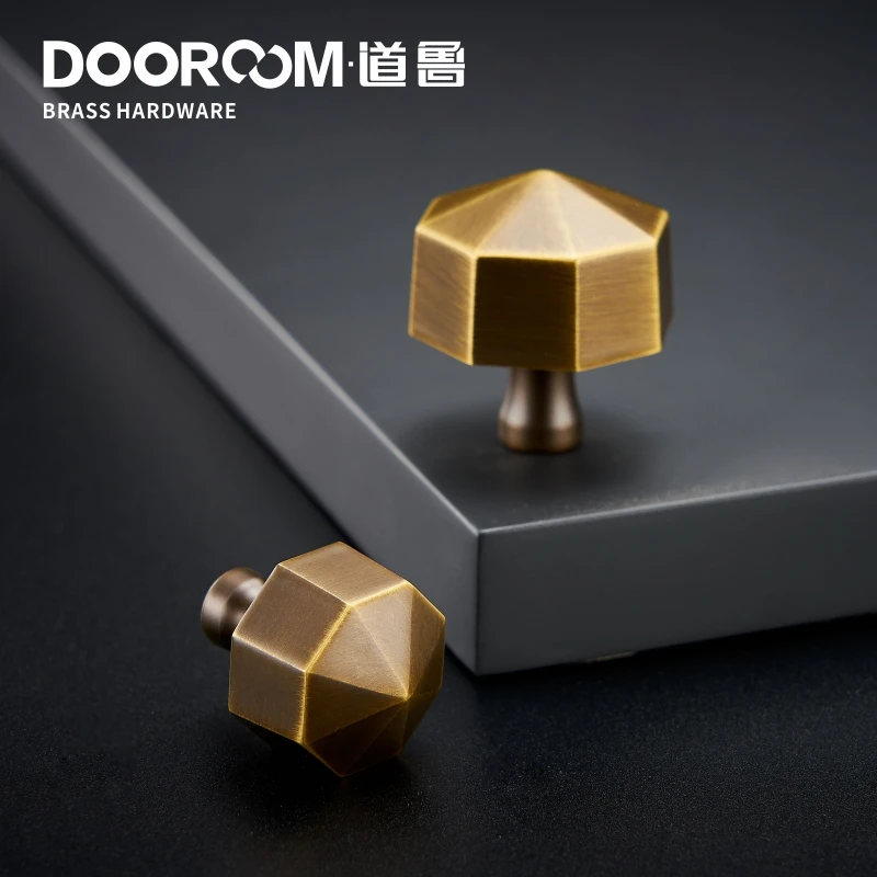 Ручки для мебели Dooroom из латуни скандинавские простые американские