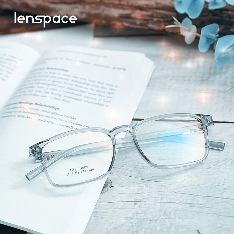 Lenspace TR90, стильные Женские оправы для очков, мужские очки, прозрачные, Ретро стиль, Ретро стиль, мужские оправы для очков для женщин#6161