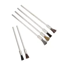 3 Сумки на высокой ручке, удлиненный щетка для полировки цветочного бутона удаление зубного камня щетка Стальная проволока нейлон Медный провод с конским волосом и удлинения ресниц всего за шайбовый подшипник с глубоким щетка