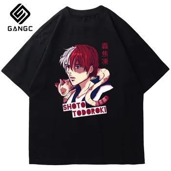 

My Hero Academia T Shirts Man Short Sleeve Clothing Boku No Hero Academia Funny Print Vintage style T-shirt For Man/woman