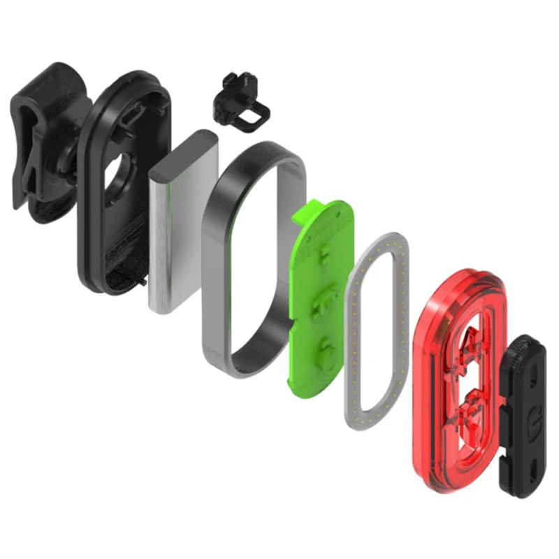 Bicycle Rear Tail Light Smart Warning Light Usb Charging Mountain Bike Tail Lights Night Riding Equipment
