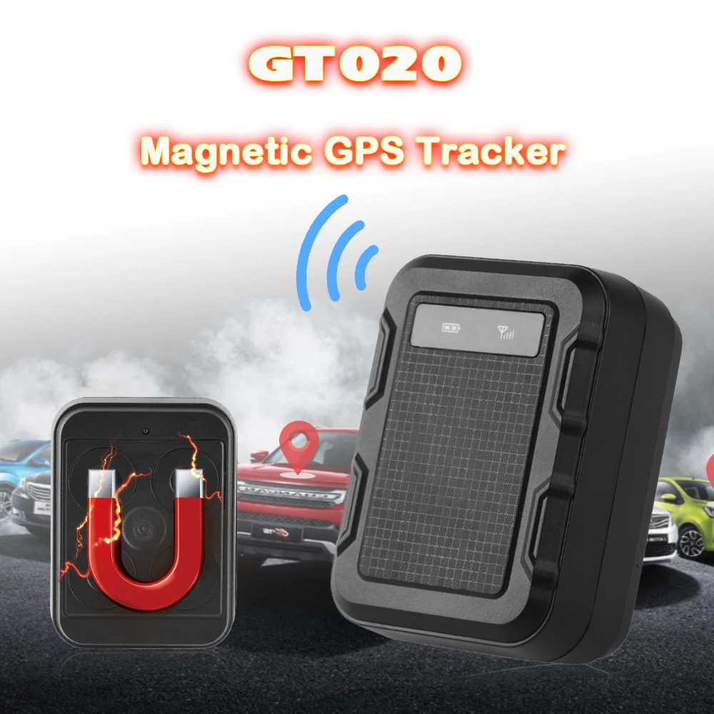 GT020 Сильный магнитный GPS трекер для локатора транспортного средства с сигнализацией тампер гео-забор водонепроницаемый IP67 4500 мАч длительное время ожидания