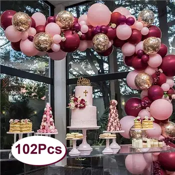 

102Pcs Party Balloons Decoration Kit Balloons Strip for Kids Birthday Baby Shower Decor Themed Party Supplies