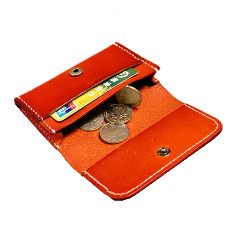 diy Leather craft cardholder name card bag wallet kraft paper sewing pattern hollowed stencil template 11.5x7.5x2.5cm
