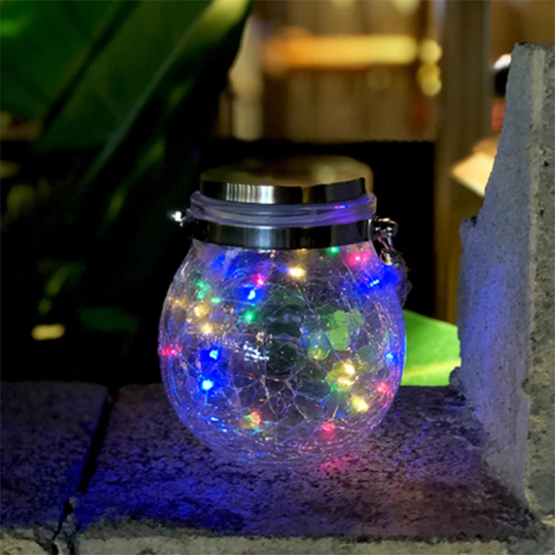 Современный Водонепроницаемый стеклянный шар светодиодный теплый белый RGB Солнечная бутылка светильник для наружный светильник ночного освещения Терраса Сад настольная лампа праздник Dec