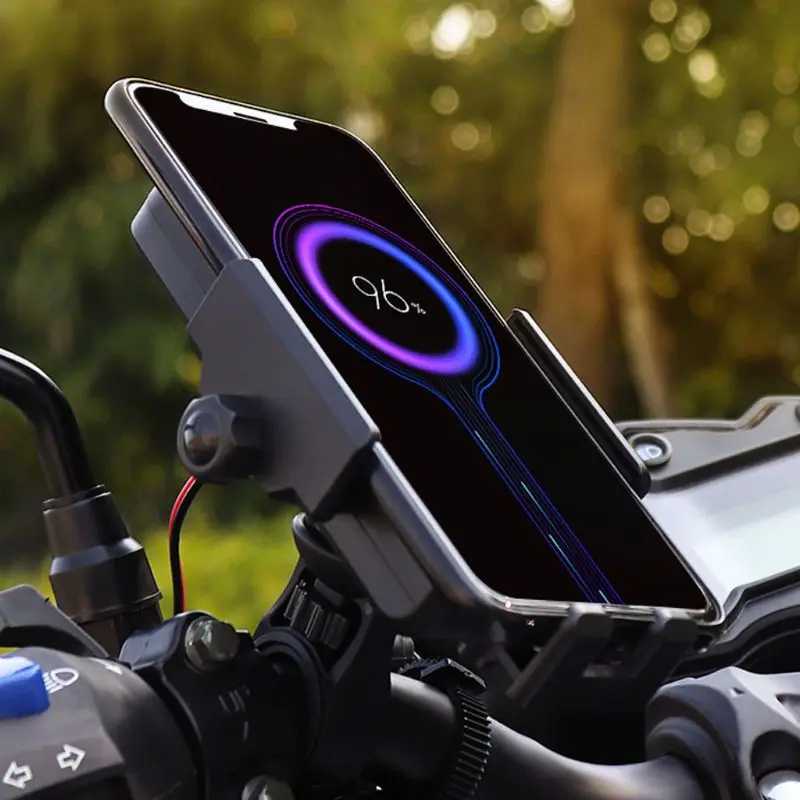 Водонепроницаемый DC 12 V-120 V мотоцикл E-bike Беспроводная зарядка для телефона держатель