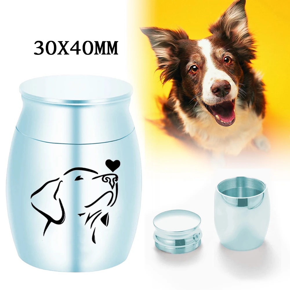 

Pet dog urn memorial urn mini urn for pet ashes keepsake cremation jar to commemorate the beloved dog