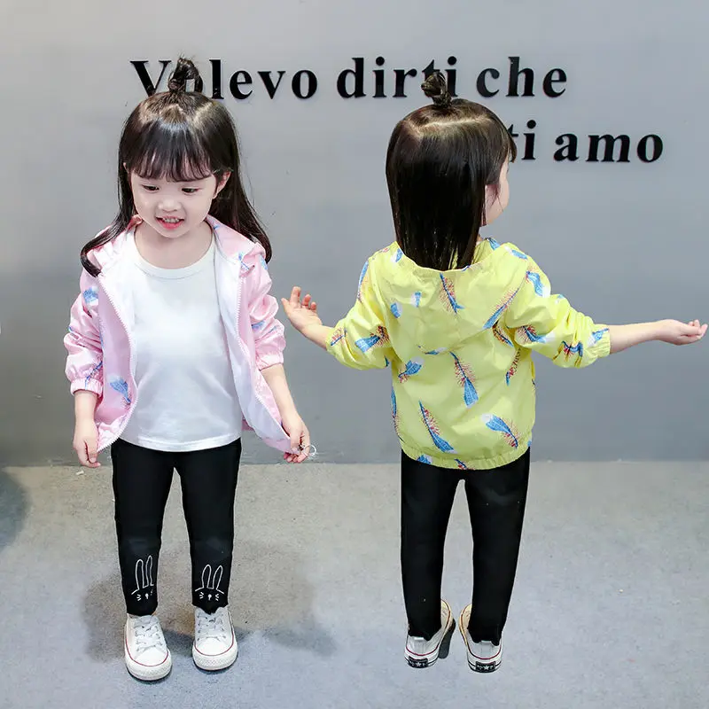 Новое Детское пальто для малышей куртки мальчиков и девочек детская ветровка с