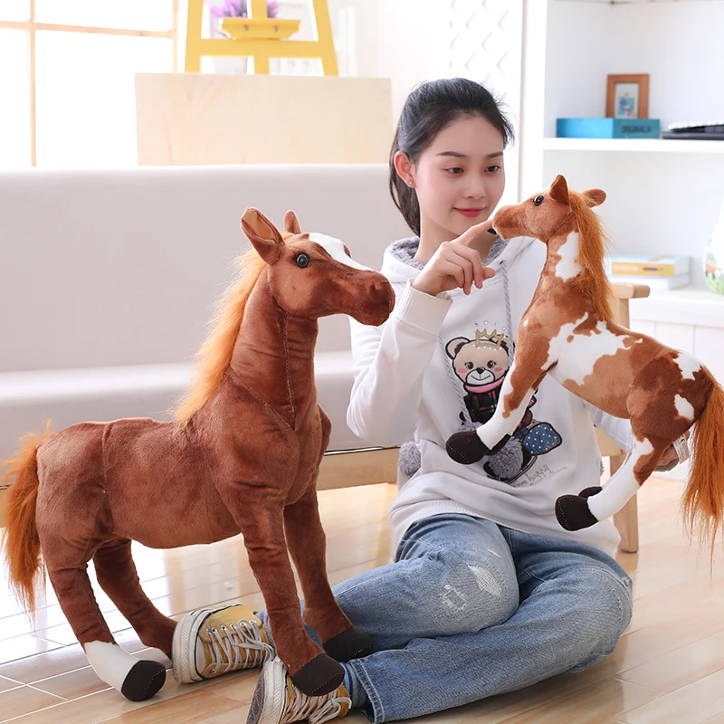 30-90cm-4-Styles-Simulation-Horse-Plush-Toy-Stuffed-Lifelike-Animal-Doll-Baby-Kids-Gift-Home (4)