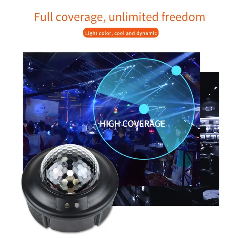 90 Patterns RGB LED Disco Light RGB Laser Magic Ball Projection Lamp Stage Lighting Show for Home Party KTV DJ Dance Floor