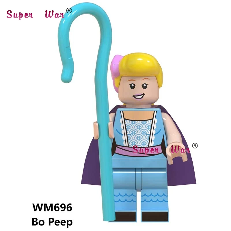 WM696 50 шт. История игрушек Мультфильм Анна Жираф арбуз хула Лула Люся конфеты рэпер котенок поп звезда строительные блоки для детей - Цвет: WM696