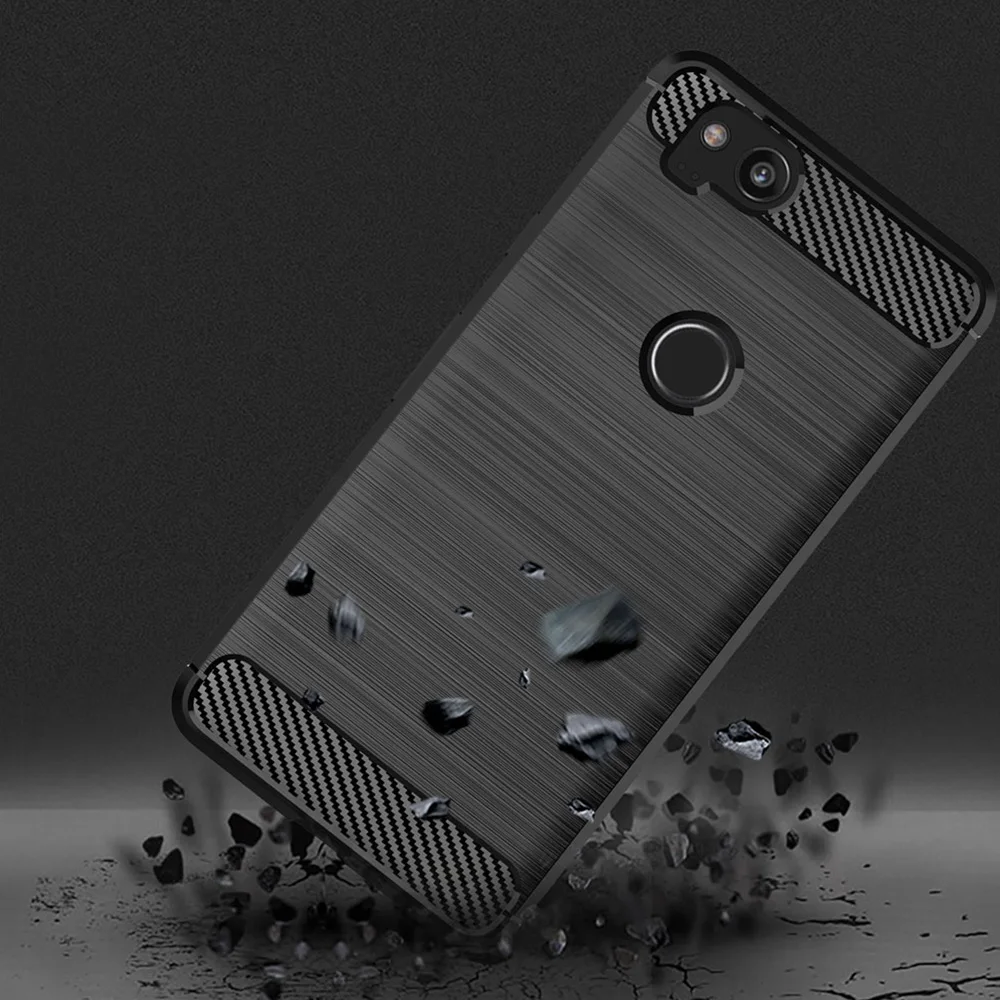 Мягкий чехол из углеродного силиконовый чехол для телефона для Google Pixel 3a XL углеродного волокна заднего бампера крышка Pixel3a 3aXL на возраст 2, 3, 4, 2XL Pixel3 3XL Pixel4 4XL Pixel3aXL