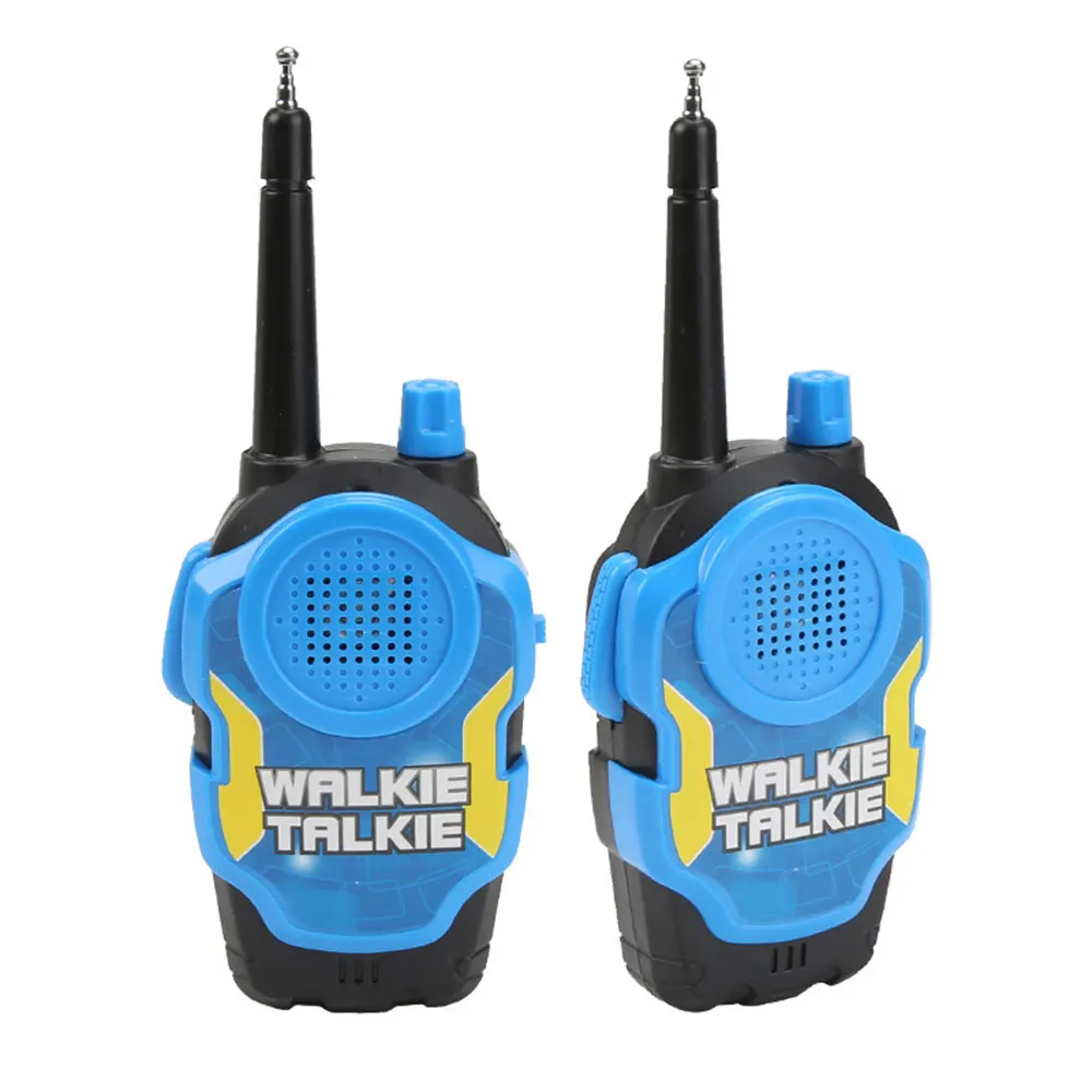Walkie-talkie con Clip para niños pequeños, Radio bidireccional electrónica de largo alcance, juguetes de acampada al aire libre para padres e hijos, 2 uds.