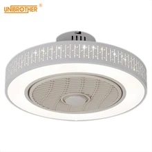 220V 50 см потолочные вентиляторы с светильник Спальня Decora потолочный вентилятор пульт дистанционного управления Wi-Fi Управление вентилятор Ventilador De Teto