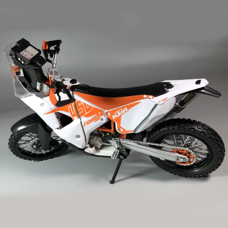 Оригинальная Заводская колесница KTM 1/12 Dakar, модель внедорожного мотоцикла 450, Детский Рождественский подарок