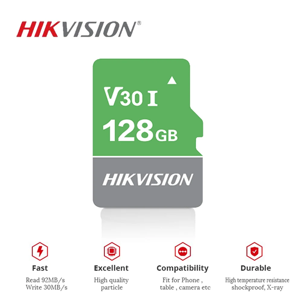 HIKVISION карта памяти C1 128 ГБ 32 ГБ 64 Гб v30 sd-карта для ip-камеры наблюдения cartao de memoria Мини карта памяти TF