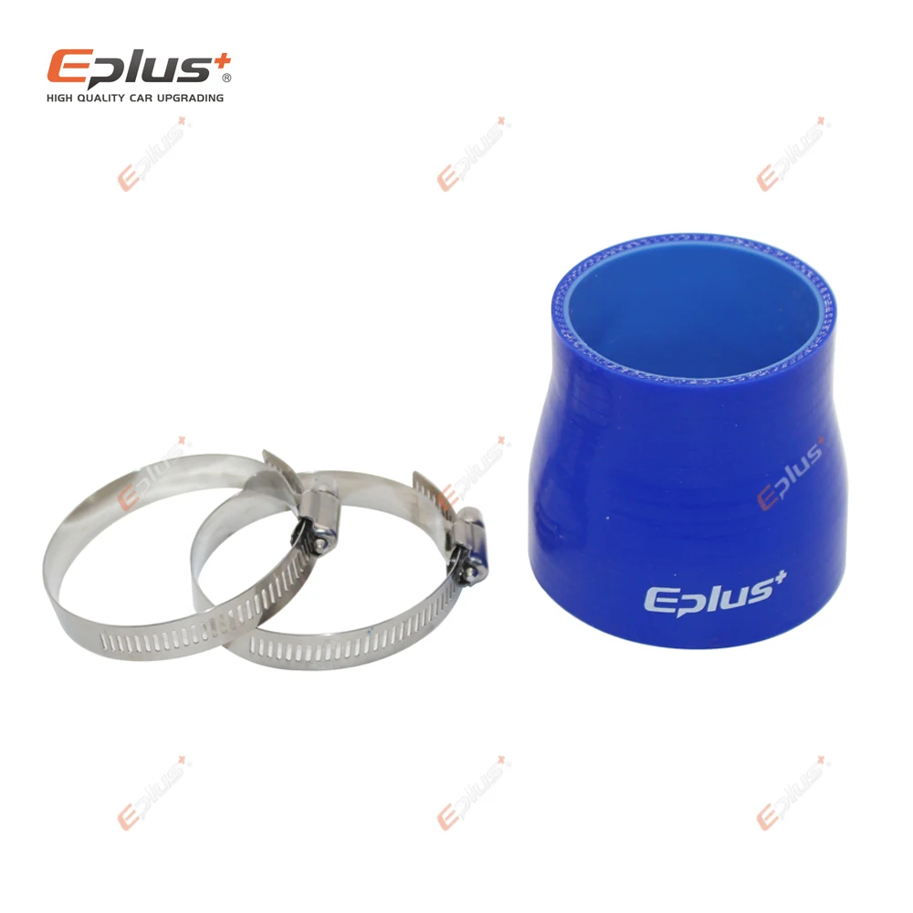 Silicone Hose Silicone Hose Connector EPLUS Universal Silicone Tubing Hose Straight Big To Small Connector Car Intercooler Turbo Intake Pipe Coupler Blue Multi Size