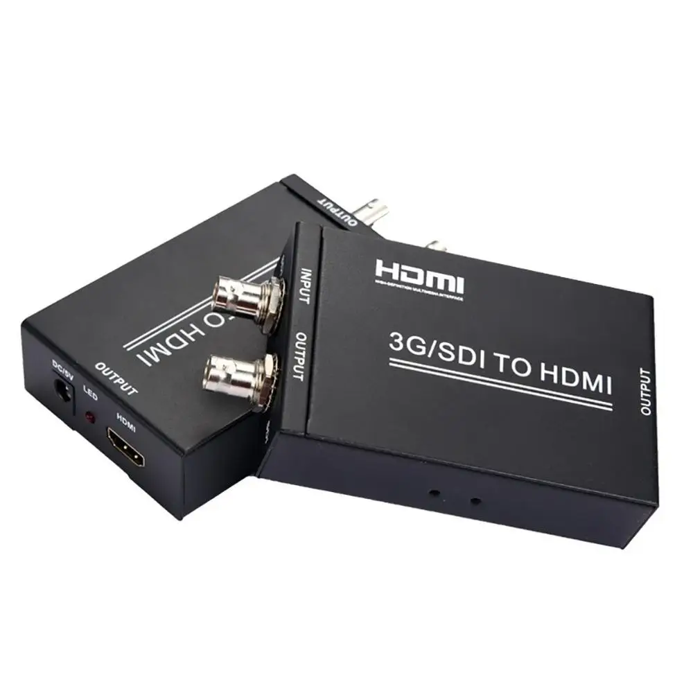  SDI a HDMI/HDMI a SDI con il Potere Mini 3G HD SD-SDI Video Micro Adattatore del Convertitore con A