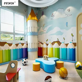 

Children's anti-collision soft wall stickers tatami bedside pencil fence wall mat baby soft bag background foam wall stickers