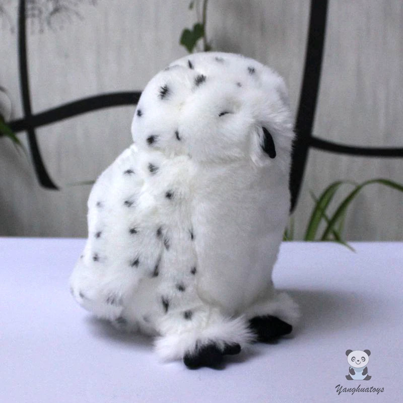 Kawaii смайлик Сова плюшевая кукла игрушка мягкая дикая декорация подарок белые игрушки в форме Совы гладкая