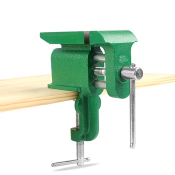 

Multifunctional Jewelers Hobby Clamp On Table Bench Vise Mini Hand Tool Vice Clamp-On Bench Vise with Large Anvil