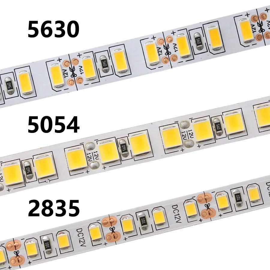 DC 12 В Светодиодная лента светильник SMD 5730 белый теплый белый 6000 К светодиодный лента 1 м-5 м водонепроницаемая лента светодиодные световые полоски домашний декор