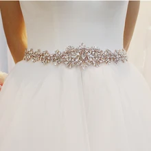 Jonnafe Shine обручальное кольцо из розового золота пояс и пояс со стразами кристалл женский ремешок для свадебного платья аксессуары