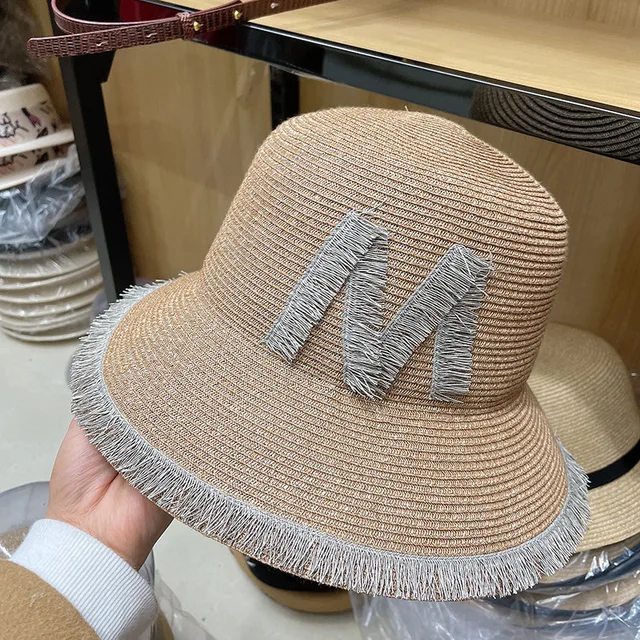 Raffia Sun Hat Japanese Tassel 